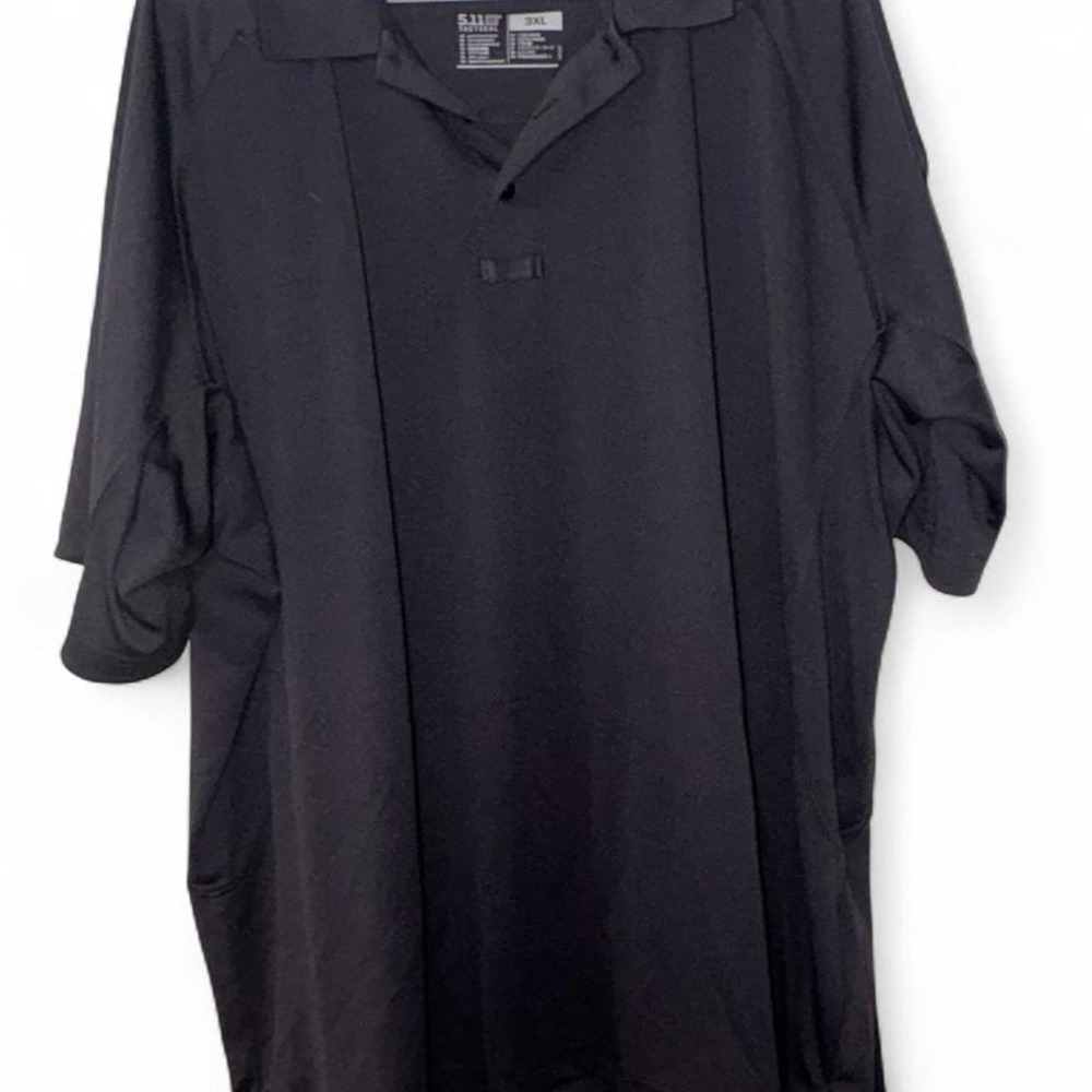 5.11 Tactical Black Polo Shirt 3XL